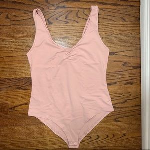 basic blush tank top bodysuit